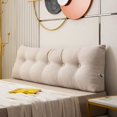 thumbnail image 5 of Home Textiles Washable Removable Triangle Filling Cushion Headboard Bedroom Sofa Bed Back Support Pillow Tatami Lumbar Backrest, 5 of 5