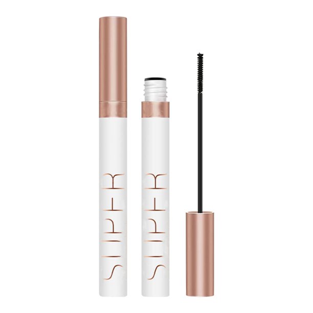 Honey Whisper 4D Mascara para pestañas cortas finas, impermeables, pestañas extra largas, pestañas voluminosas, larga duración, a prueba de manchas, negro (0.1 fl. Oz)