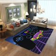 thumbnail image 1 of Teen Boys Carpets Printed Gamepad Living Room Mat Gamer Bedroom Area Rugs Controller Player Home Decor Non-Slip Crystal Sofa Floor 60*120cm, 1 of 2