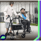 thumbnail image 4 of MEDICAL STORE Andadera Con Rueda De 6 Pulgada Rollator Andador De Acero Equipo De Rehabilitación  Andador Rodante Para Personas Mayores Andador Plegable Para Apoyar A Una Persona Soporta hasta 135 Kg, 4 of 9