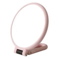 thumbnail image 2 of 15X Magnifying Handheld Travel Folding Hand Held Double Pedestal Makeup,Pink Makeup Magnifying Glass, 2 of 6