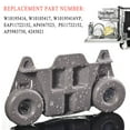 Monkemon Dishwasher Wheels Lower Rack W10195416 W/ 1.59 Inch Diameter Wheels 4 Packs