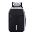 thumbnail image 1 of Mochila de viaje para portátil, transpirable, ligera, para la universidad, para mujer y hombre. Gris claro, 1 of 9