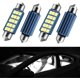 thumbnail image 1 of 4 PCS Car LED Extremely Bright Bulbs, 1.6" 6000K 2835 Chipsets 1200LM Bulbs for LED Interior Dome Map Door Lights 211-2 212-2 569 6411 6451 41mm 42mm, 1 of 4