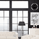 thumbnail image 5 of Reloj de pared impermeable redondo retro interior/exterior con termómetro, reloj de pared de cuarzo decoración del hogar/patio, 5 of 5