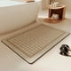 thumbnail image 1 of Xiao Hua Alfombra de baño, antideslizante, de felpa y pelo largo, lavable a máquina, para suelo, bañera y ducha, 38 x 61 cm (I), 1 of 5
