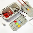 thumbnail image 6 of Artist Brush Cleaning Basin with Integrated Holder and Lid for Watercolor Oil Acrylic Gouache Painting, 6 of 9