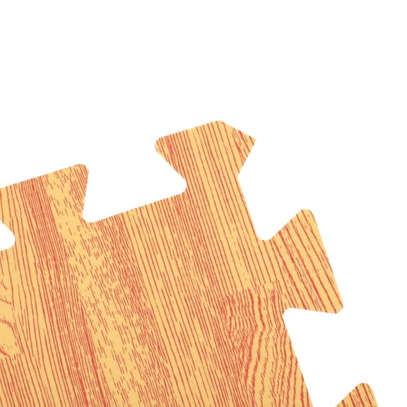 RENACLIPY floor mats for kids Interlocking Floor Mats Light Wood Grain 12Pcs