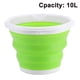 thumbnail image 1 of Cubo plegable con asa Contenedor de juguetes de playa plegable, 5L / 10L Plegable, pequeños cubos de plástico para limpieza, jardinería, mochilero, camping, supervivencia al aire libre Xemadio 2035417-5, 1 of 8