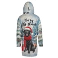 thumbnail image 2 of Merry Christmas Labrador Retriever Enjoys Woofmas Winter Xmas Holiday All Over Print 3D Hooded Duffle Toggle Coat Lab Dog Lover Gifts - 02022, 2 of 6