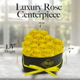 thumbnail image 6 of GLAMOUR BOUTIQUE 16-Piece Forever Flowers Heart Shape Box - Preserved Roses, Immortal Roses That Last A Year - Eternal Rose Preserved Flowers for Delivery Prime Mothers Day & Valentines Day - Yellow, 6 of 8
