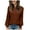 Brown, variant on Fauean Shirts for Women Trendy Fall Clothes Cute Long Sleeved Top Loose Fashion Clothing Brown Size XXL