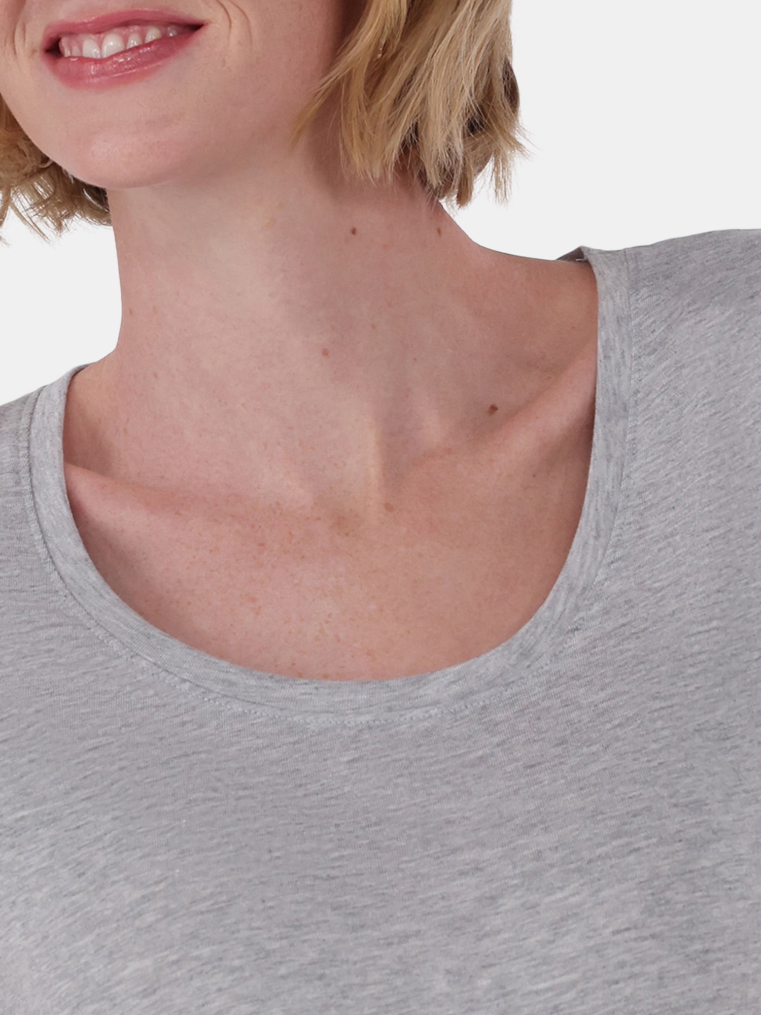 No Boundaries Short Sleeve Scoop Neck Tee, Women's XXS-XXXL