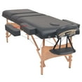 thumbnail image 4 of vidaXL Massage Table and Stool Set Beauty Couch Therapy Bed 3 Zones Thick, 4 of 12