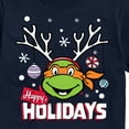 thumbnail image 3 of Teenage Muntant Ninja Turtles - Happy Holidays  - Men's Short Sleeve Graphic T-Shirt, 3 of 5