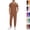 #03 Light Brown, variant on Mens Scrubs Set Stretch V Neck Medical Uniform Scrub Top Jogger Scrub Pants Multi-Pocket Breathable Moisture Wicking Easy Care Nurse Uniform,M,Khaki