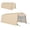 Khaki, variant on Outsunny 11' x 20' Portable Garage Carport with Ventilation Windows, Grey