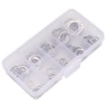 thumbnail image 1 of 100 Pcs Snap Ring Circlip Set with Box, 304 Stainless Steel C Type Spring External Snap Ring Circlip,for Mechanical Industry, 1 of 7