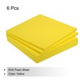 thumbnail image 3 of Unique Bargains EVA Foam Sheets Yellow 9.8 Inch x 9.8 Inch 10mm Thick Crafts Foam Sheets 6Pcs, 3 of 5