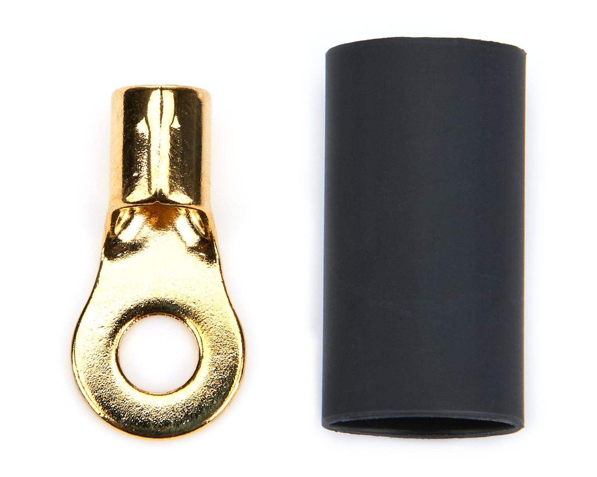 Quickcar Racing Products Ring Terminal #10 8-10 Ga w/Heat Shrink 50pk