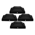 thumbnail image 2 of Shisuyan Fence Caps Outdoor Post Cover Black Plastic 4Set 3.7X3.7X1.2In, 2 of 8