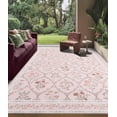 thumbnail image 5 of ChakmeOne Washable Rug for Bedroom Floral Rug,6x9 Area Rug, Non-Slip Low Pile Thin Indoor Area Rug for Dining Room, Nursery, Office, and Living Room, 5 of 10