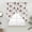 White, variant on Desert Sand Camel Swag Valances for Windows 2 Pack, Kitchen Window Curtains 36 Inch Length, Summer Tropical Animals Vintage Beige Privacy Swag Curtains for Living Room/Bathroom 36"x36"
