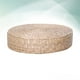 thumbnail image 4 of ¡Campaña con descuento!Cojín de paja para suelo, Tatami, PUF, almohada tejida para meditación, almohadilla de Yoga japonesa, habitación redonda Zen, tejido plano acolchado de adoración, 4 of 7