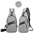 thumbnail image 3 of Bolso de pecho para hombre, Bolso ligera para montar a horcajadas, resistente al desgaste, a prueba de arañazos, viaje de compras, 3 of 9