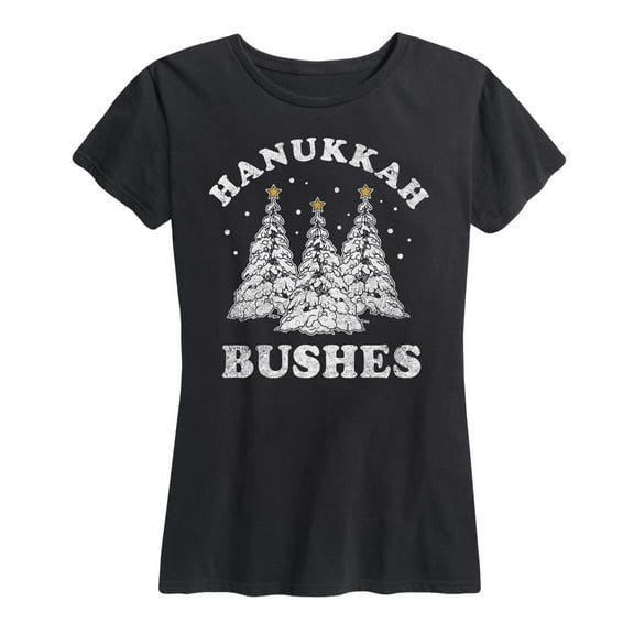 Instant Message - Hannukah Bushes - Women's Short Sleeve Graphic T-Shirt