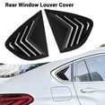 thumbnail image 4 of Rear Window Louver Cover Lightweight Scratch Resistant Air Vent Shutter Blind for X4 F26 2014-2018, 4 of 7