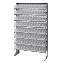 Quantum Storage QPRS-100CL Single Sided Pick Rack with 96 Storage Bins