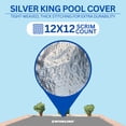 thumbnail image 4 of Swimline Hydrotools Silver King Winter Pool Cover for 20 x 40 Ft Inground Rectangle Pools, 4 of 7