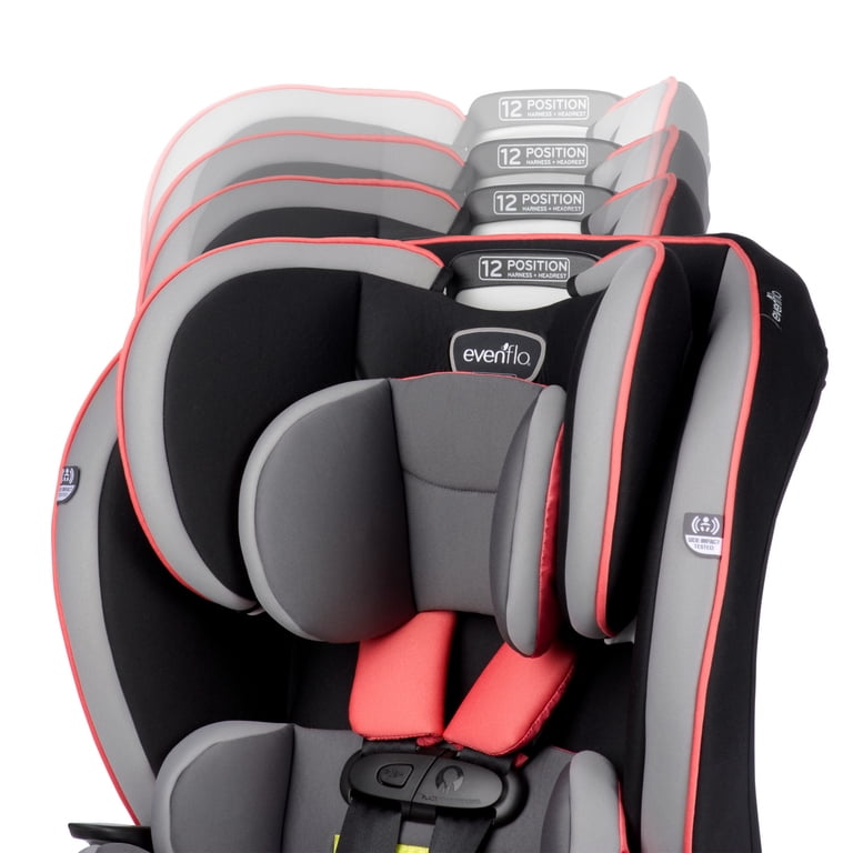 Evenflo EveryKid 3-in-1 Convertible Car Seat, Maya Coral, Infant - 12 years  - Walmart.com
