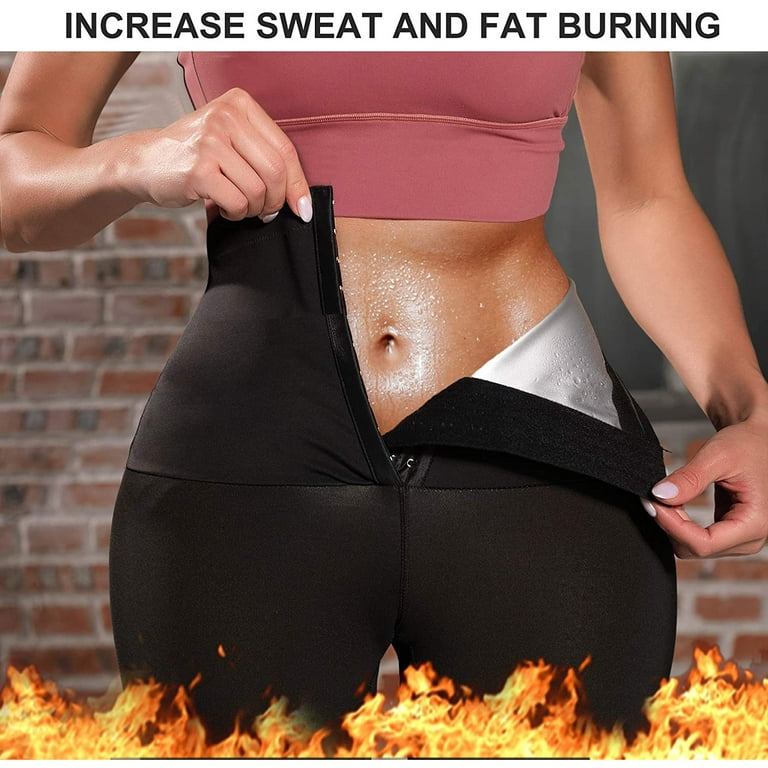 Fat Burning Leggings Sauna High Waisted Trainer Belt Compression