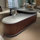 thumbnail image 4 of Luxury solid wood office boss desk high-end new Chinese large desk creative modern president desk simple My Lux Decor Round, 4 of 7
