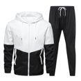 thumbnail image 2 of adviicd Mens Sweat Suits Sets Men's Tracksuits Sweatsuits for Men Set Track Suits 2 Piece Casual Athletic Jogging Warm Up Full Zip Sweat Suits (Black,XL), 2 of 6