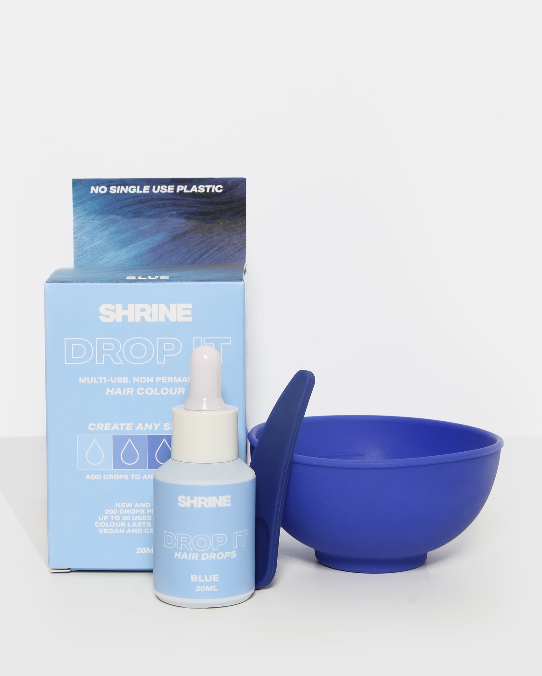 Buy SHRINE DROP IT Blue Hair Dye Drops SemiPermanent Hair Color
