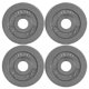 thumbnail image 1 of Placa de pesas CAP Barbell Olympic de 2 pulgadas, gris, 2,27 kg, juego de 4, 1 of 7