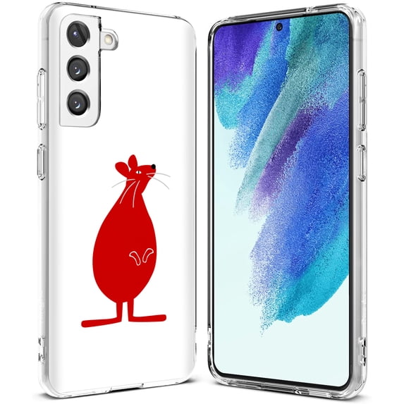 TalkingCase Slim Case Compatible for Samsung Galaxy S21 FE 5G (Fan Edition), Year Of The Rat 6 Print, Lightweight, Flexible, Soft, USA