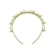 thumbnail image 1 of Sonducket Diadema Unisex Alice para hombre y mujer, banda deportiva para el pelo, aro de Metal, flequillo doble, horquilla para el pelo, accesorio para el Accesorio para el cabello amarillo, 1 of 8