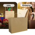 thumbnail image 4 of Bolsas de papel FACEBAG marrones con asas 16x15x30 cm 100 unidades, 4 of 6