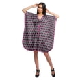 thumbnail image 2 of Moomaya Robe Courte de Caftan de Plage, Robe de Couverture Imprimée, Kaftan pour Femmes, Tenue de Plage, Couverture, 2 of 4
