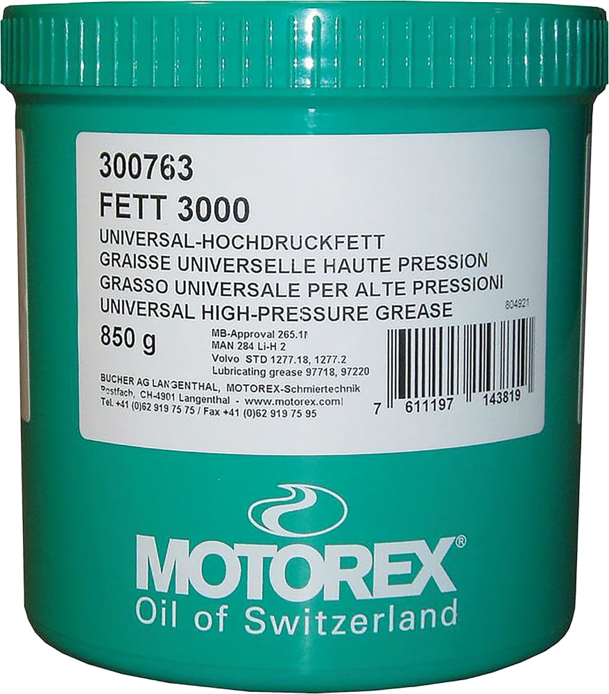 Motorex 102426 Multi-Purpose Grease 3000 Lubricant 850G 30oz Jar