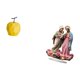 thumbnail image 5 of figura de arte,Escultura de fruta de porcelana decorativa para el hogar.,Letrero de mesa,Decoración de escritorio acrílica Rincón festivo Decoración del hogar,Decoración de fiesta Adorno, 5 of 8