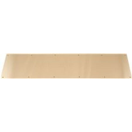 Solid Brass Door Kick Plate 8 In X 34 In Walmart Com