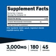 thumbnail image 6 of Nutricost Creatine Monohydrate 3,000mg, 180 Capsules (750mg Per Capsule) Supplement, 6 of 6