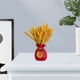 thumbnail image 5 of Florero chino Bolsa de dinero Forma Feng Shui Arte de para dormitorio Arreglos florales Regalo Boda Oficina rojo Baoblaze Florero de maceta, 5 of 8