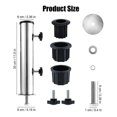 thumbnail image 2 of Umbrella Pole Mount Stand Tube Set, Outdoor Parasol Base Holder Insert Pipe Sleeve, For Outside Gar, 2 of 5