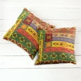 thumbnail image 2 of Ambesonne African Throw Pillow Cover 2 Pack, West Folk, 18", Multicolor, 2 of 6